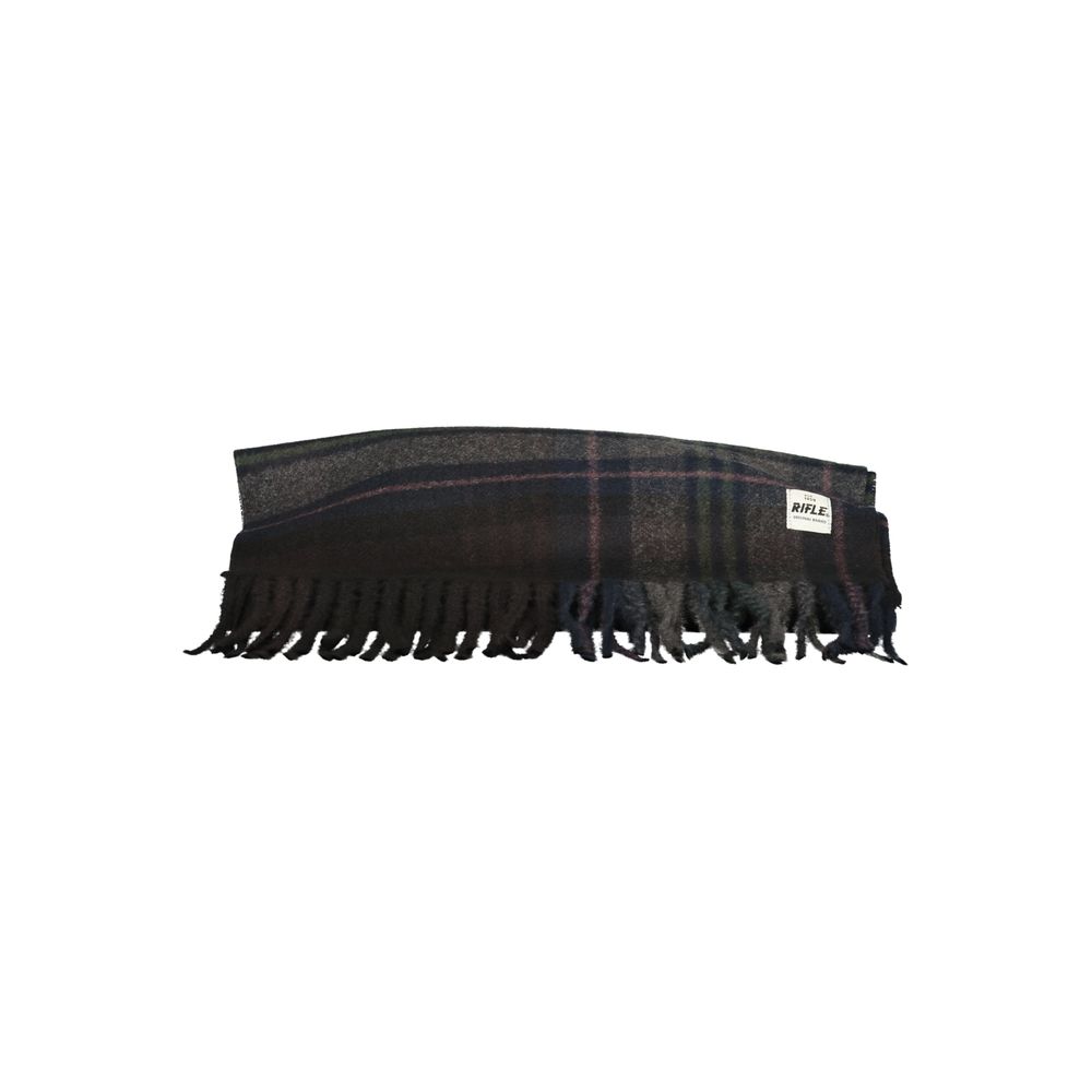 Rifle Schwarzer Herrenschal aus Polyester