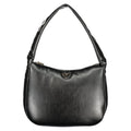 Guess Jeans Nero Poliuretano Handtasche für Damen