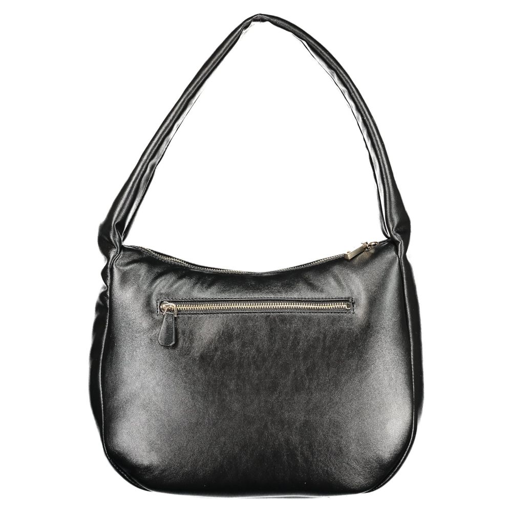 Guess Jeans Nero Poliuretano Handtasche für Damen