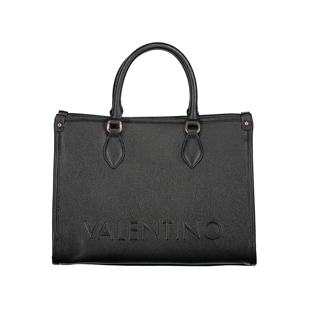 Mario Valentino Schwarze Damen-Handtasche aus Polyurethan
