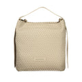 Mario Valentino Damen-Handtasche aus beigem Polyurethan