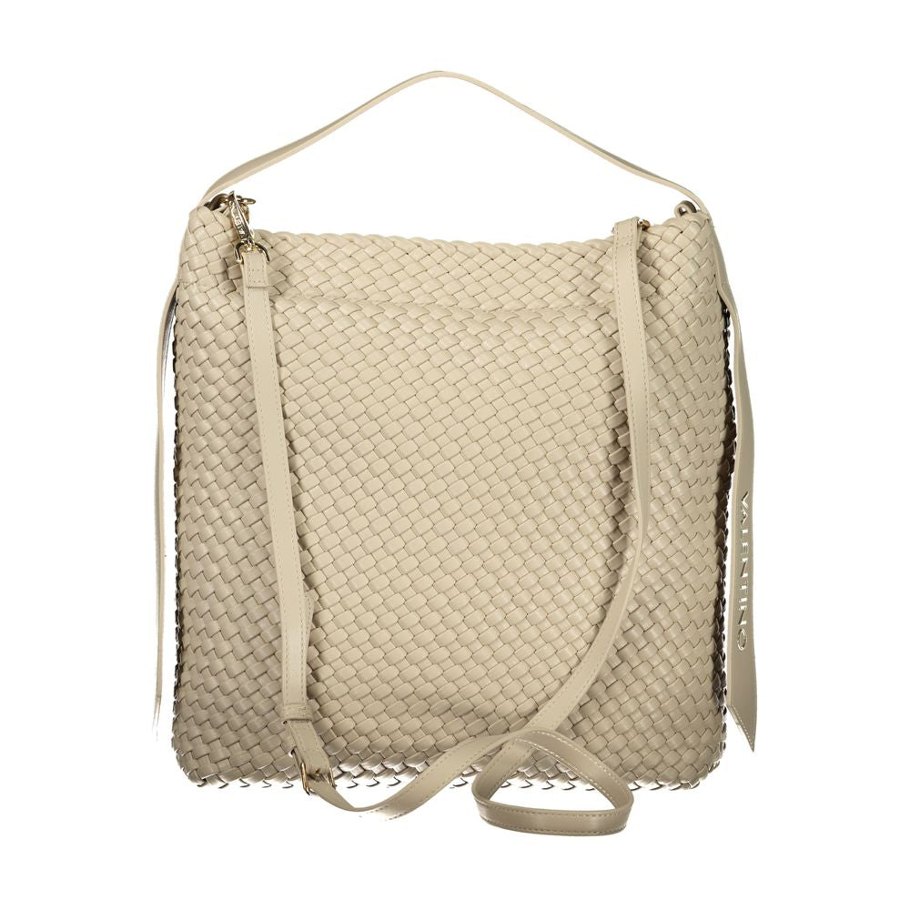 Mario Valentino Damen-Handtasche aus beigem Polyurethan