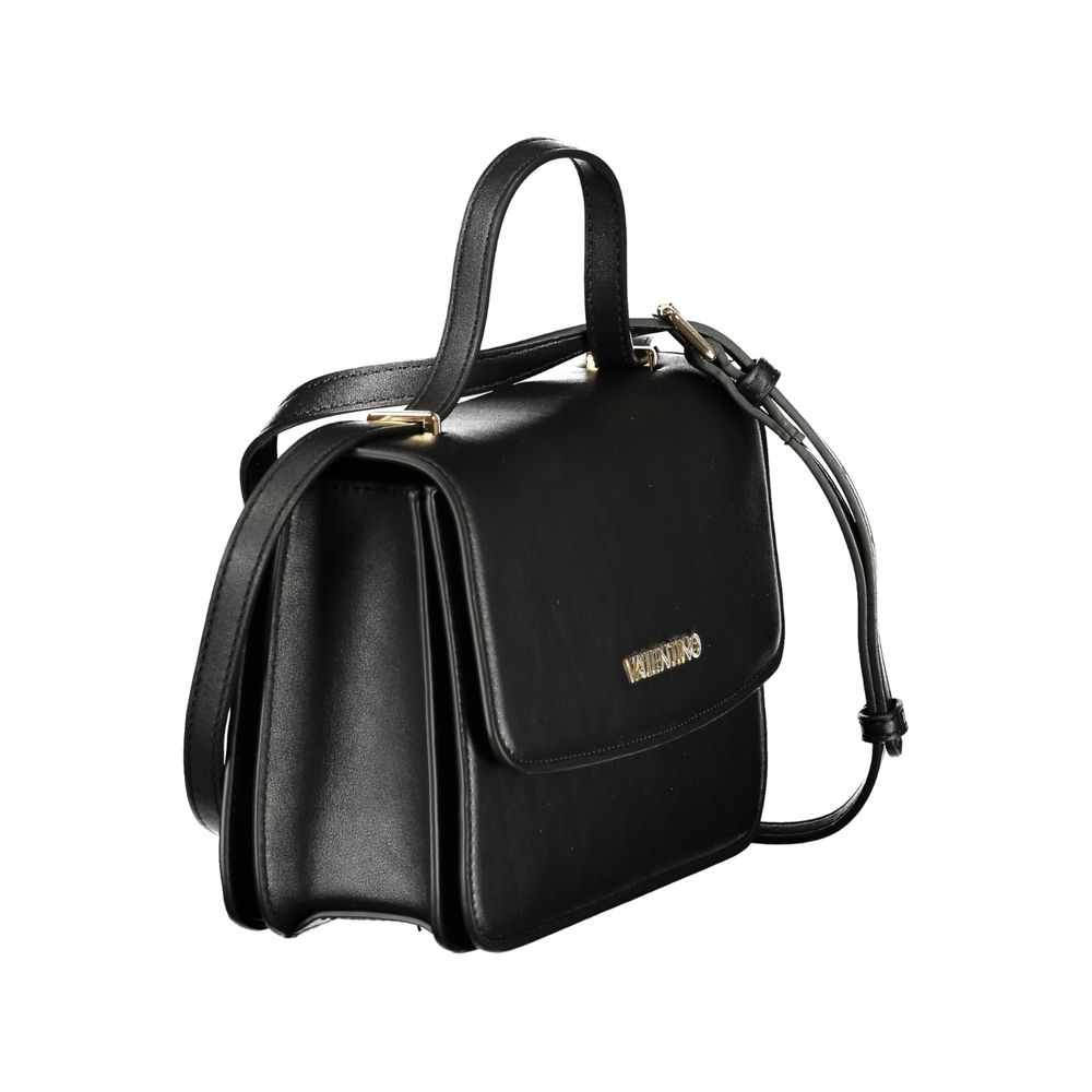 Mario Valentino Schultertasche aus schwarzem Polyurethan für Damen
