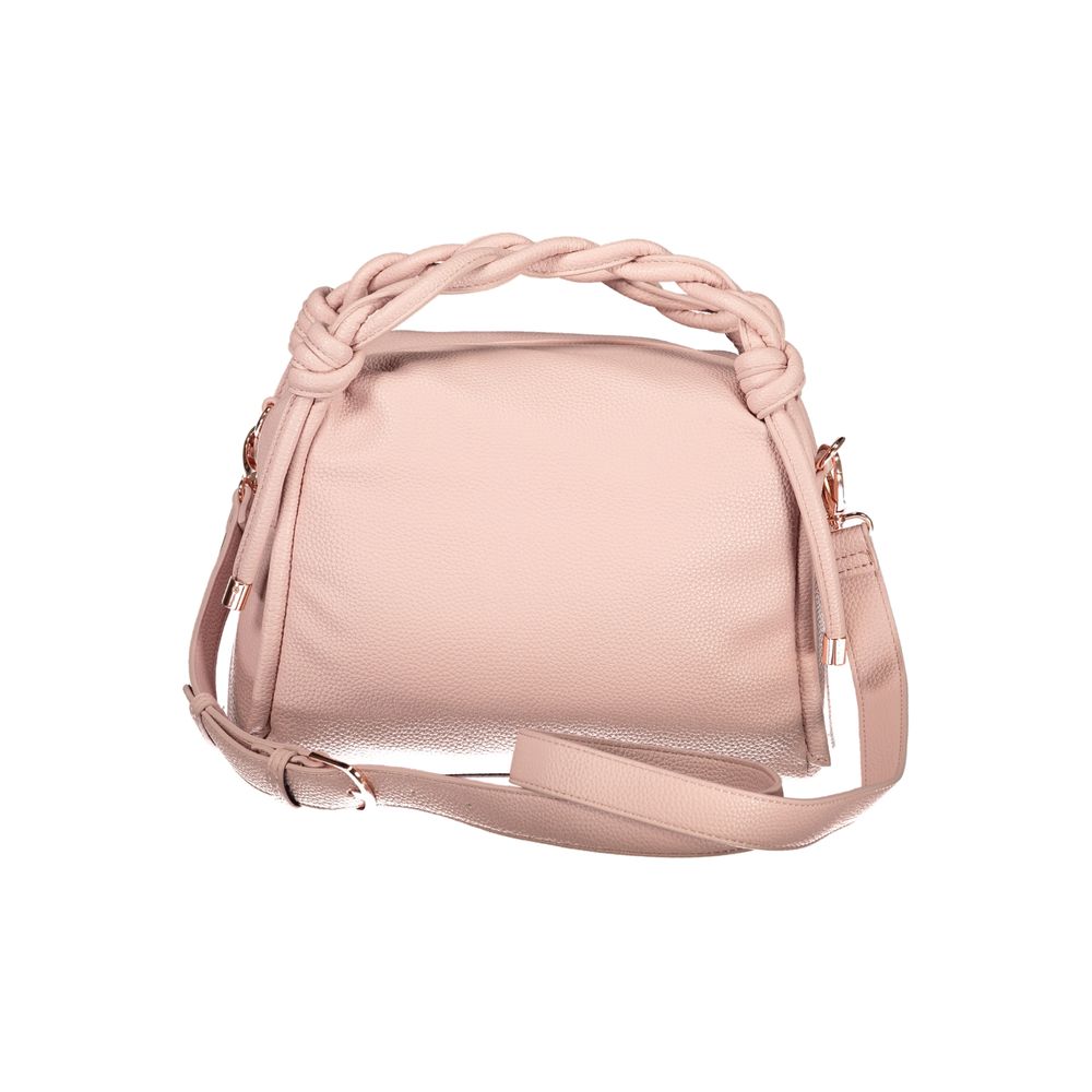 Mario Valentino Rosa Polyurethane Damen Handtasche