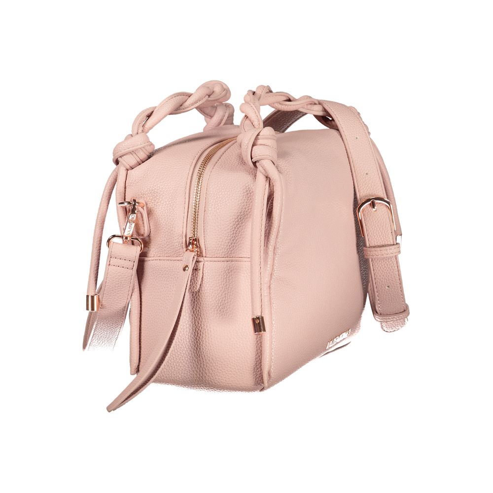 Mario Valentino Rosa Polyurethane Damen Handtasche