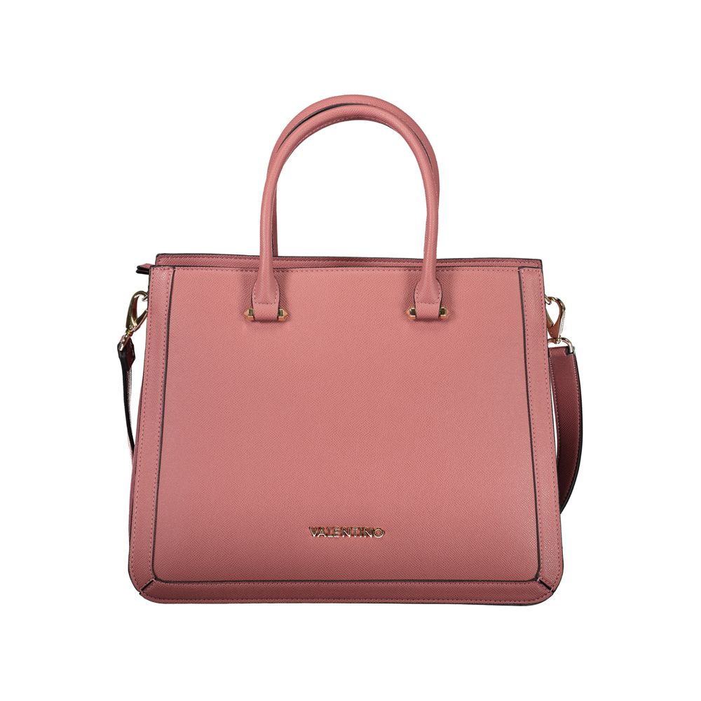 Mario Valentino Rosa Polyurethane Damen Handtasche