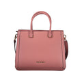 Mario Valentino Rosa Polyurethane Damen Handtasche