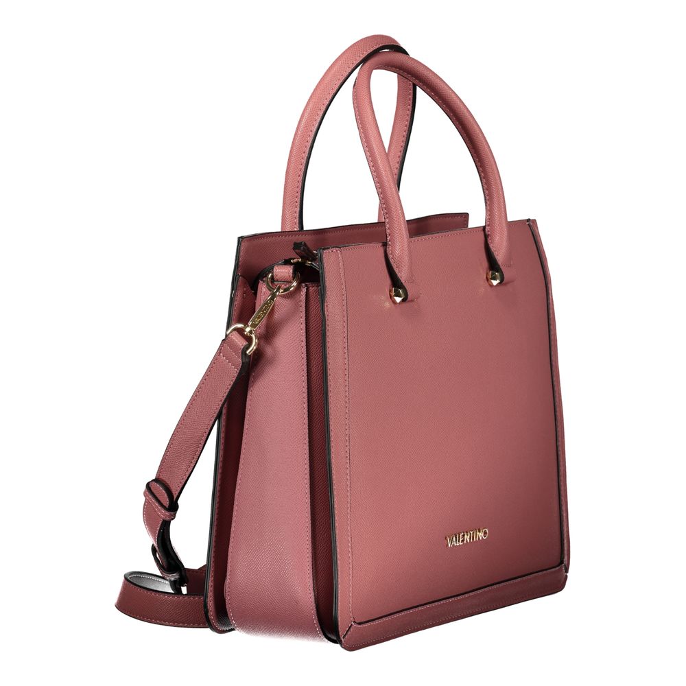 Mario Valentino Rosa Polyurethane Damen Handtasche