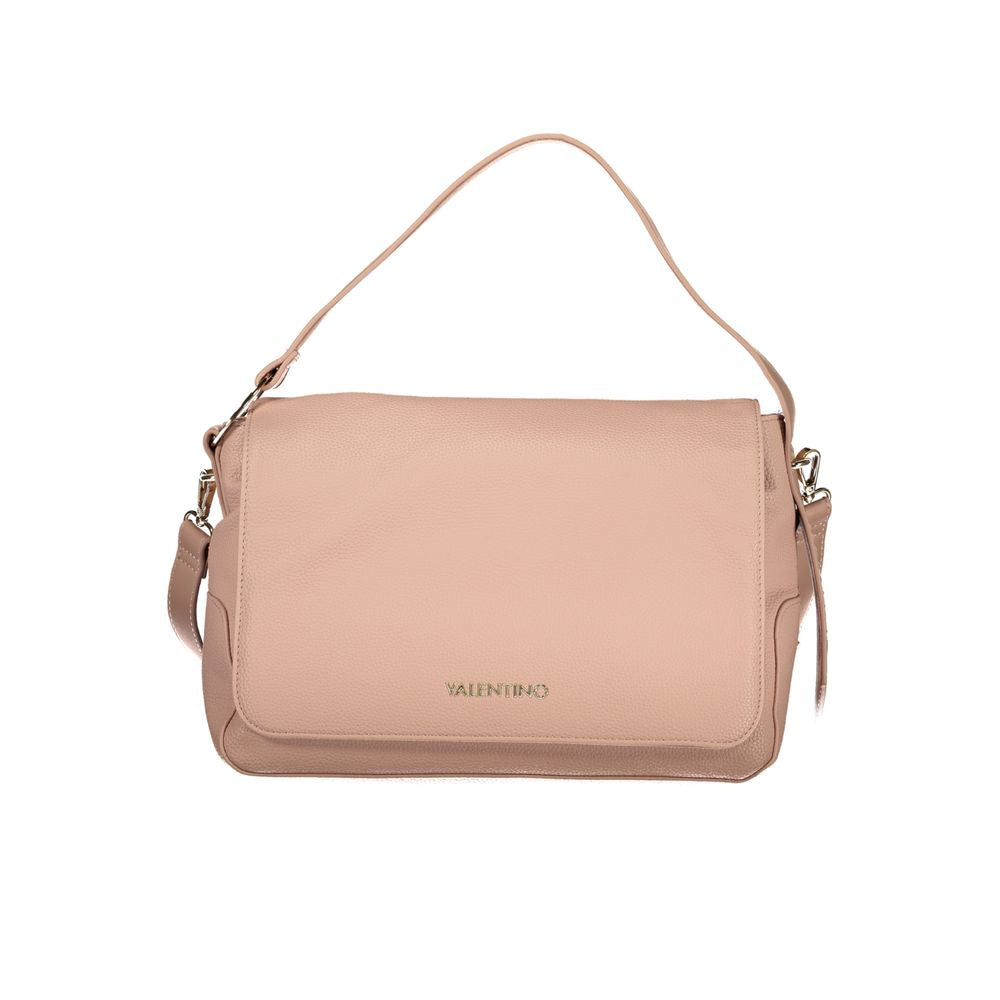 Mario Valentino Women's Pink Polyurethane Shoulder Bag
