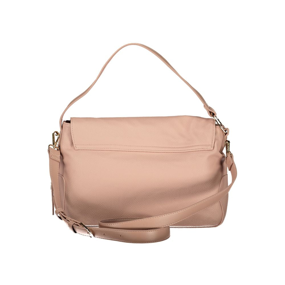 Mario Valentino Women's Pink Polyurethane Shoulder Bag