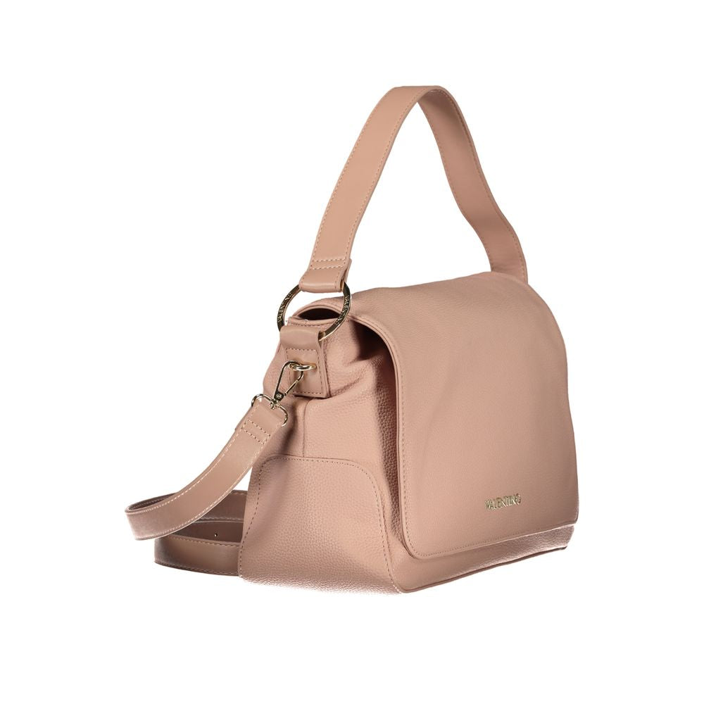 Mario Valentino Women's Pink Polyurethane Shoulder Bag