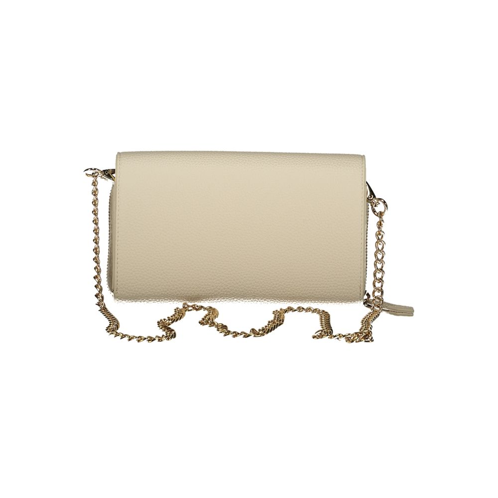 Mario Valentino Beige Polyurethane Damen Geldbörse