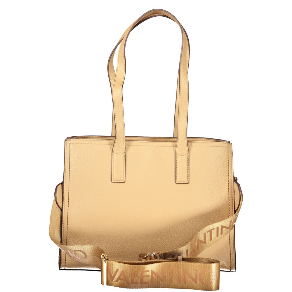 Mario Valentino Damen-Handtasche aus beigem Polyurethan