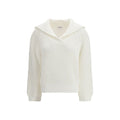 Brunello Cucinelli Weißes Baumwoll-Sweatshirt