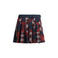 Miu Miu multicoloured fleece wool mini skirt