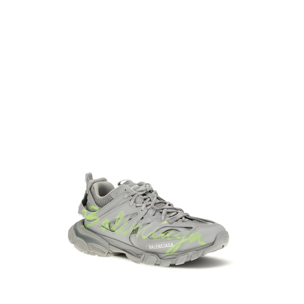 Balenciaga Graue Sportschuhe aus Polyester