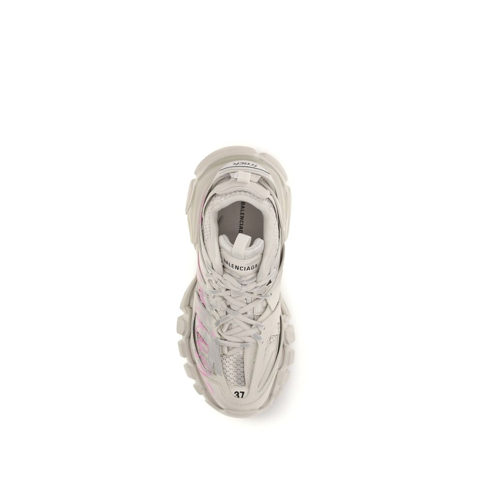 Balenciaga Beige Polyester Athletic Sneakers