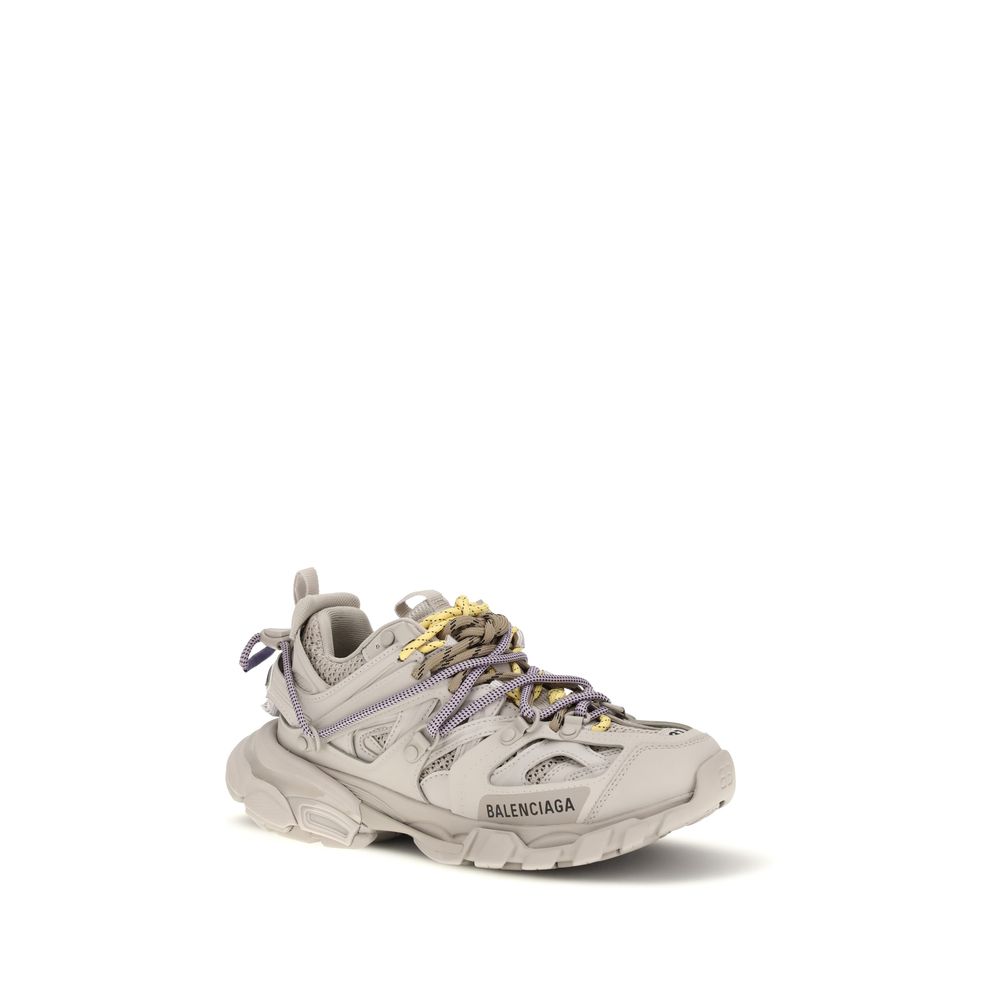 Balenciaga Gray Polyester Sneakers
