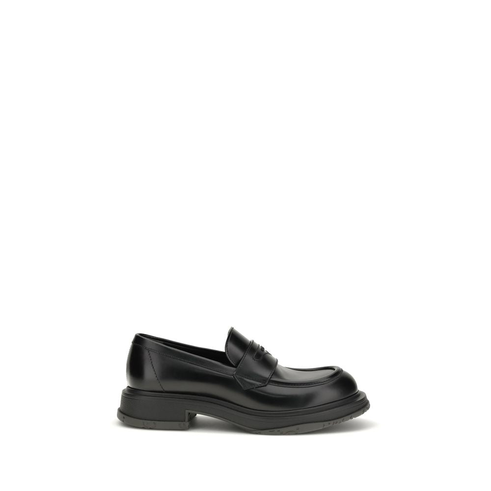 Gucci Schwarze "Bos Taurus" Kalbsleder Loafer zum Hineinschlüpfen