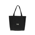 Y-3 Schwarze Baumwoll-Umhängetasche
