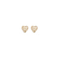 Self-Portrait Gold-Finish Brass Earrings
