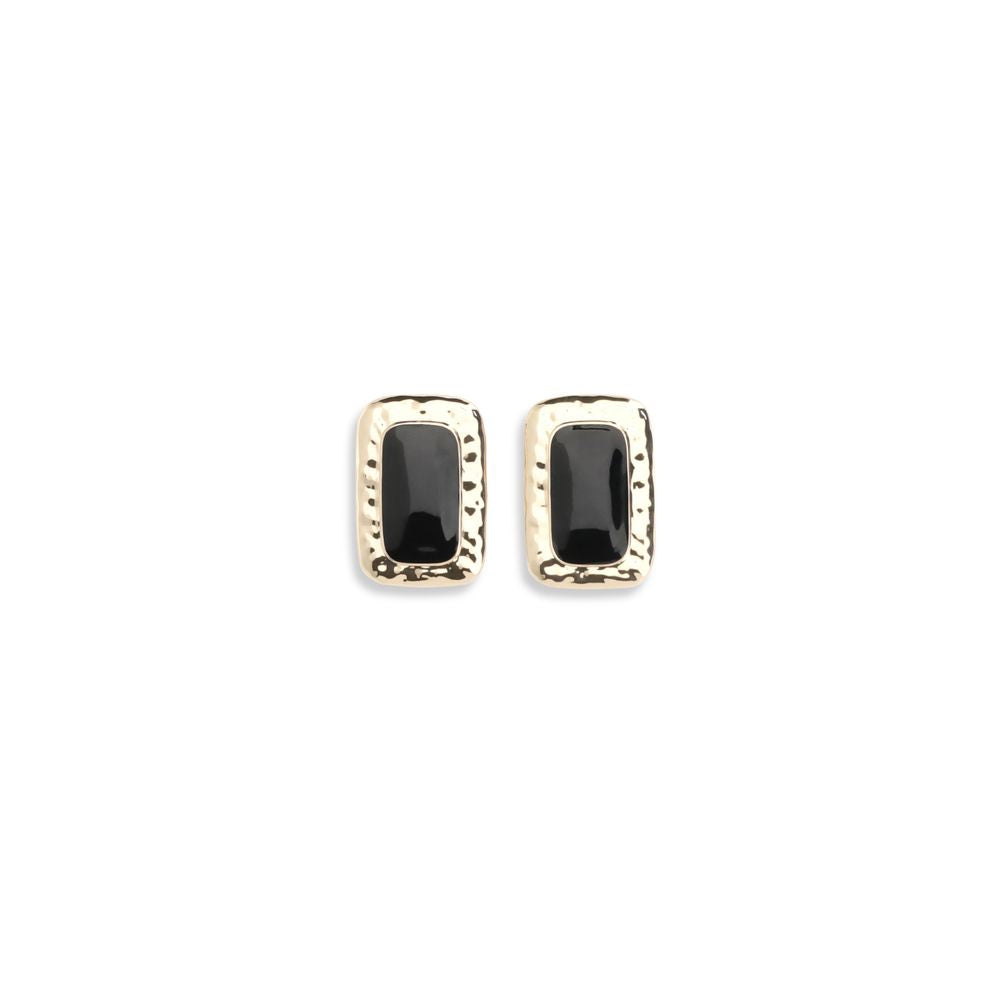 Self-Portrait Gold-Finish Brass Earrings