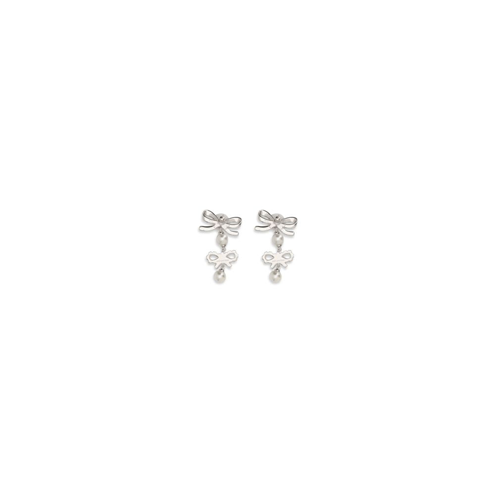 Self-Portrait Silver-Tone Brass Earrings