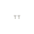 Self-Portrait Silver-Tone Brass Earrings