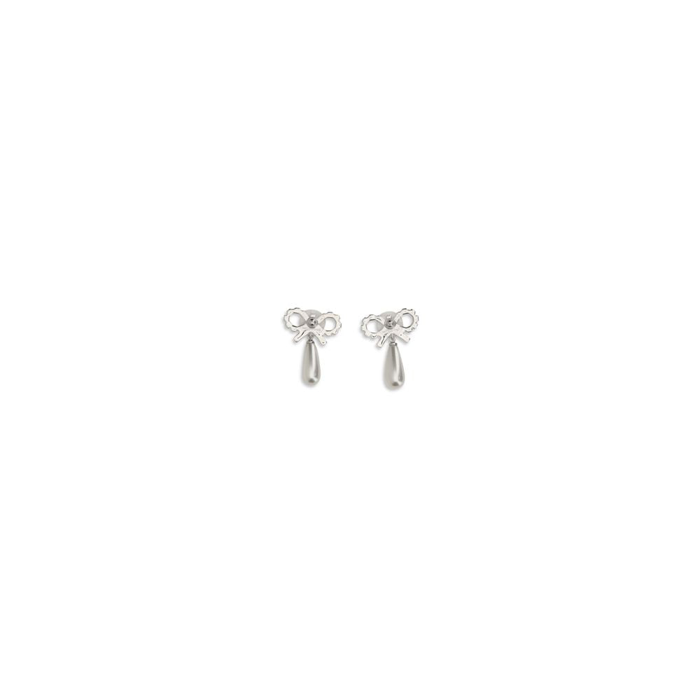 Self-Portrait Silver-Tone Brass Earrings