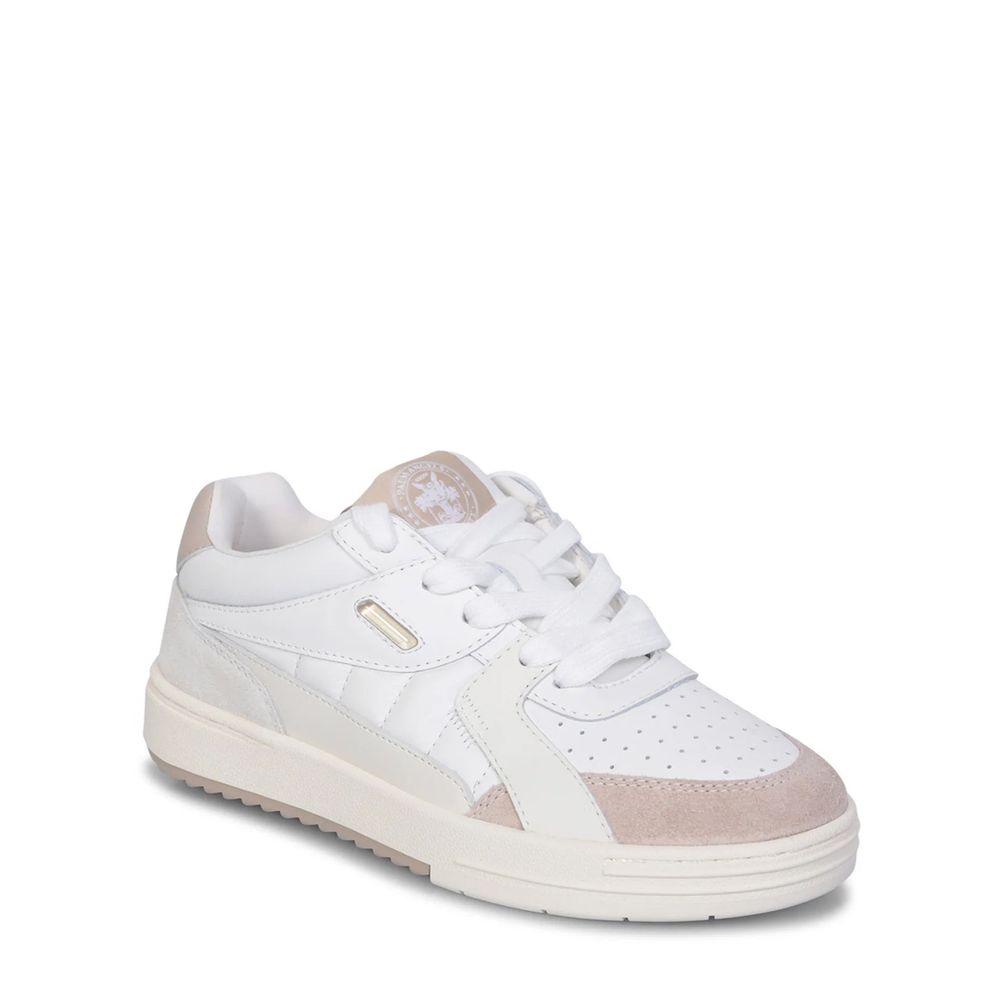 Palm Angels Weiße Kalbsleder-Sneaker