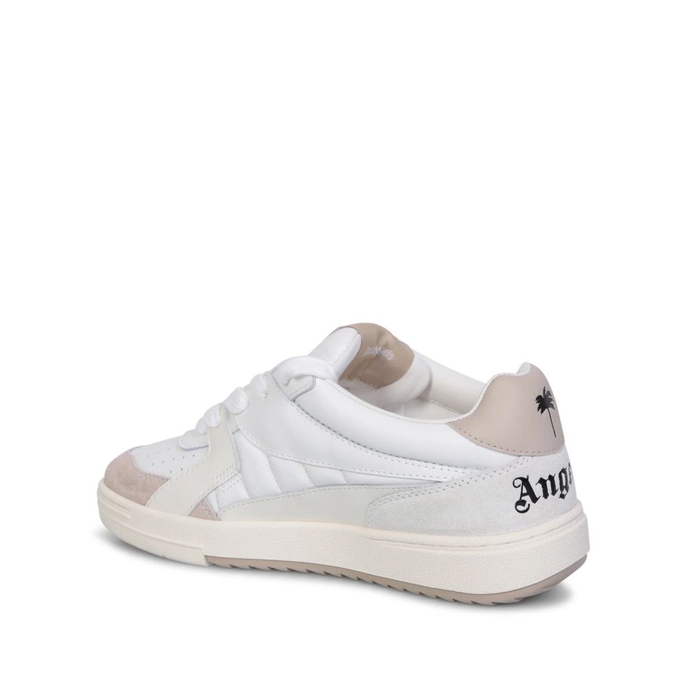 Palm Angels Weiße Kalbsleder-Sneaker