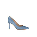 Gianvito Rossi Blaue Leder Pumps mit hohem Absatz