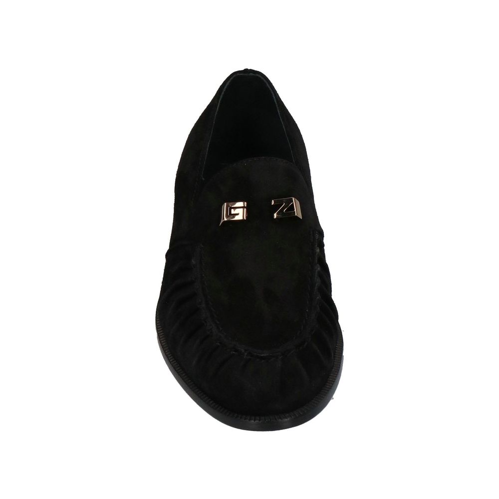 Giuseppe Zanotti Schwarze Loafer aus Kalbsleder zum Schlüpfen