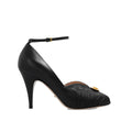 Gucci Schwarze Leder Pumps mit hohem Absatz