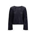 Allude Blauer Sweatshirt aus Fleecewolle