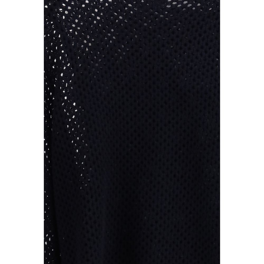 Allude Blauer Sweatshirt aus Fleecewolle