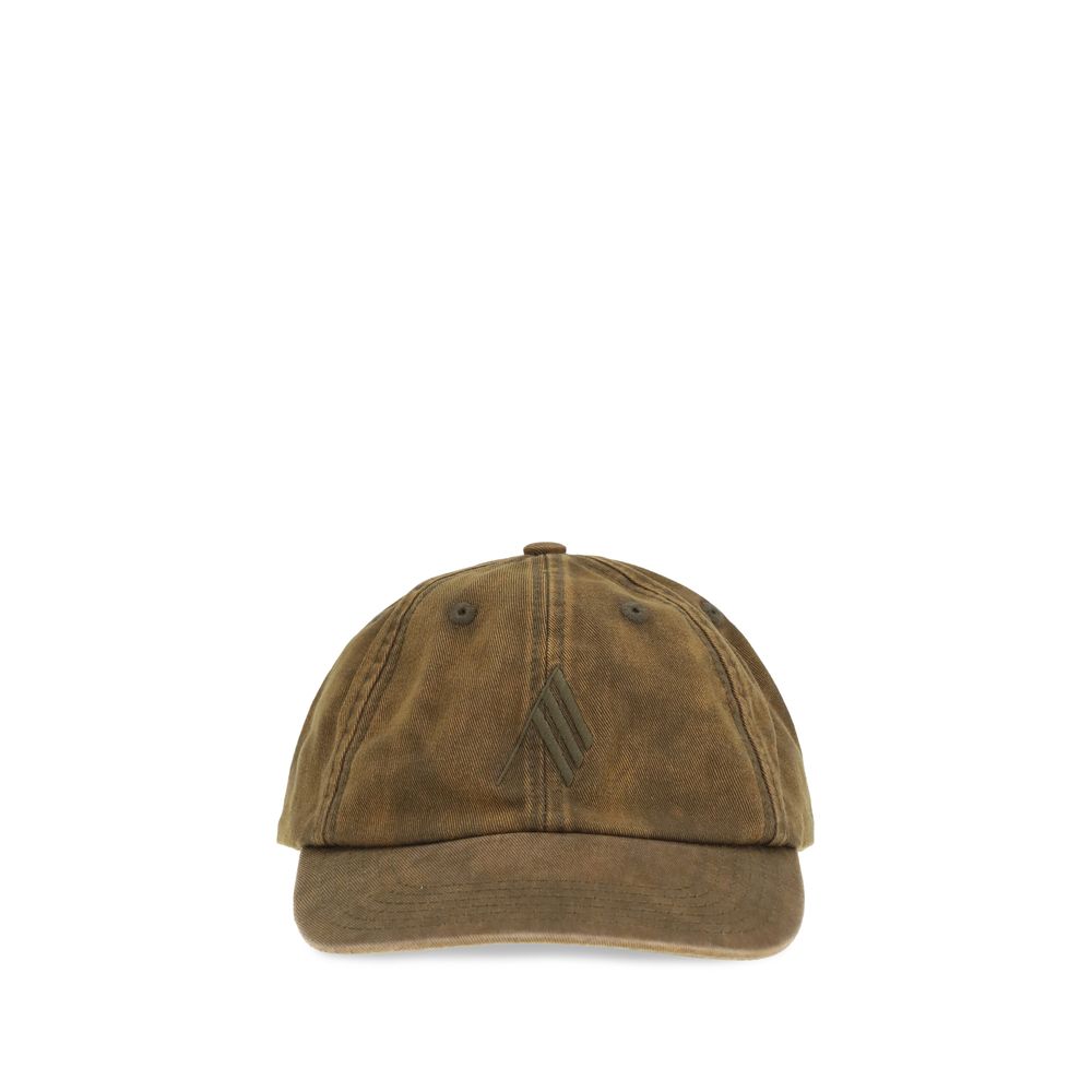The Attico Braune Baumwollkappe (Baseball Cap)