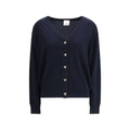 Allude Blauer Kaschmir-Cardigan