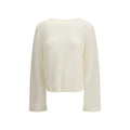 Allude Sweatshirt aus weißer Fleece-Wolle