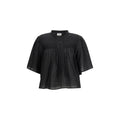 Marant Etoile Schwarze Baumwollbluse