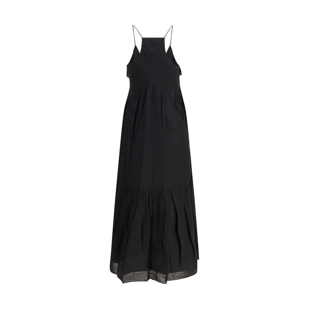 Marant Etoile Schwarzes Baumwoll-Freizeitkleid