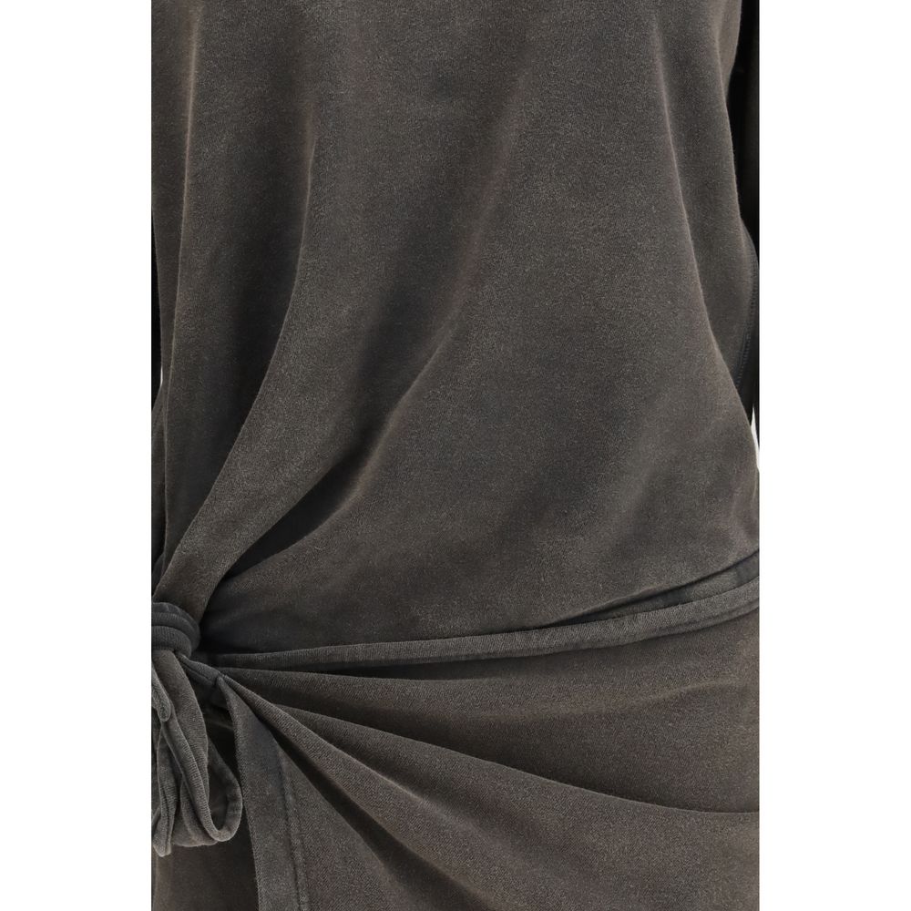 Marant Etoile Graues Baumwoll-Freizeitkleid