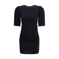 Isabel Marant Schwarzes Baumwoll-Freizeitkleid