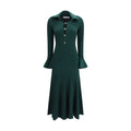Self-Portrait Two-Tone Viscose Leisure Dress