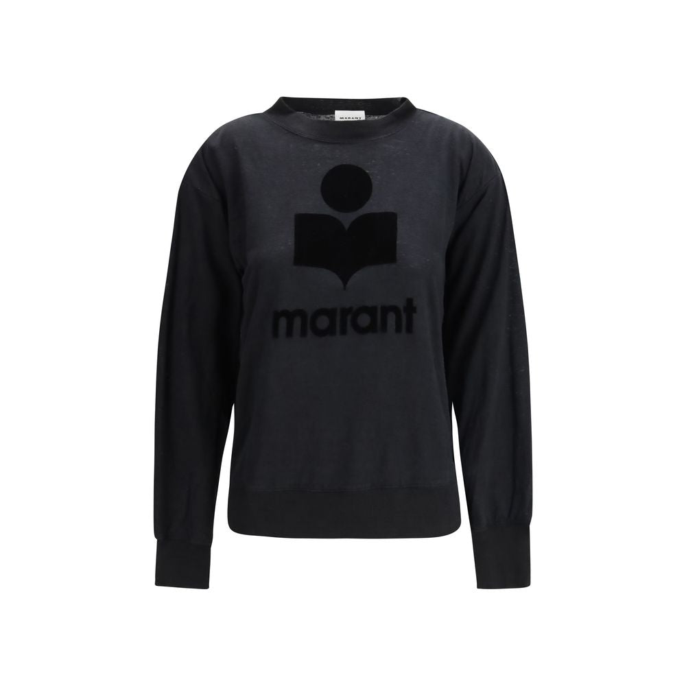 Marant Etoile Schwarzer Leinen-Sweatshirt