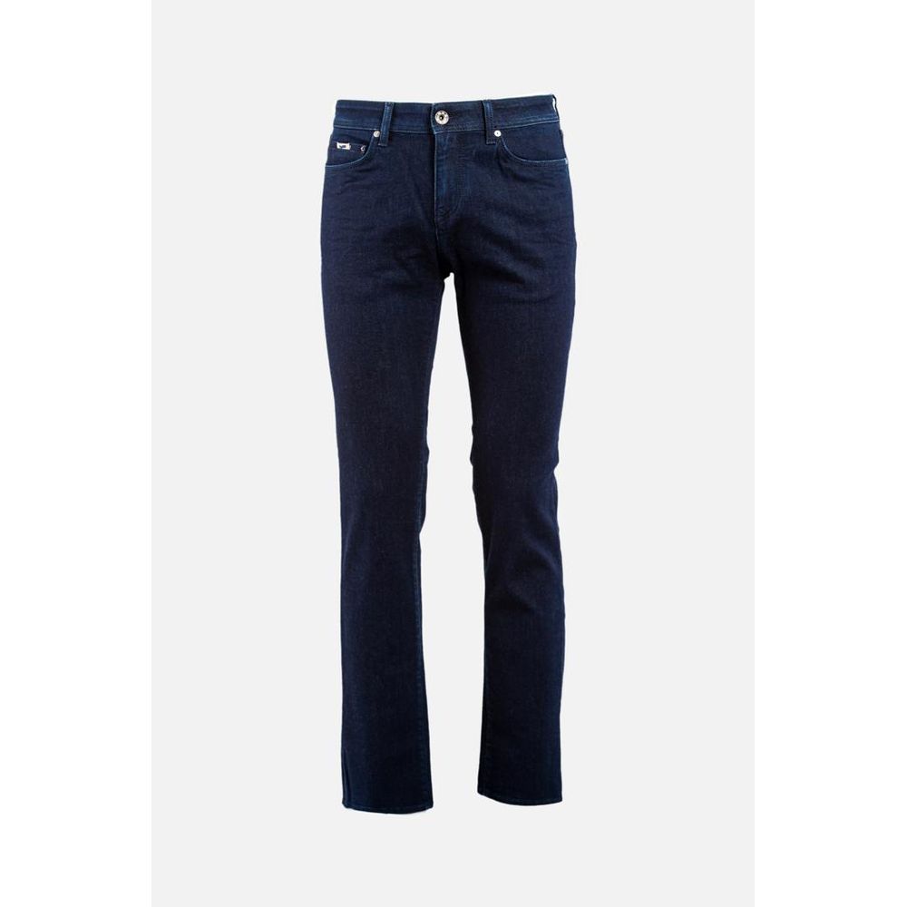 Gas Blue Straight Leg Cotton Jeans