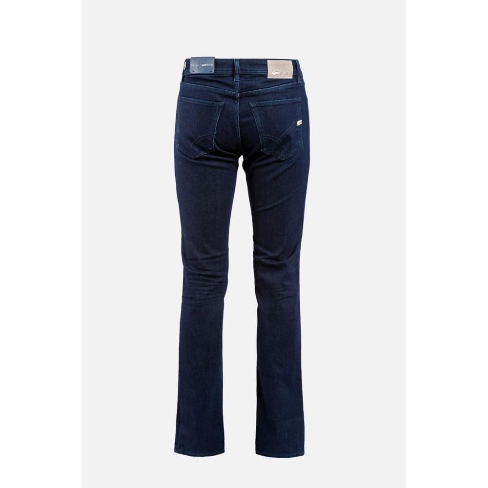 Gas Blaue Baumwoll-Jeans mit geradem Bein