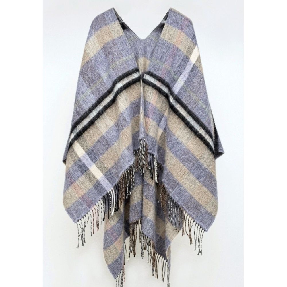 Gas Brauner Marabou-Poncho