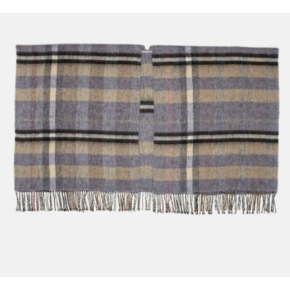 Gas Brauner Marabou-Poncho