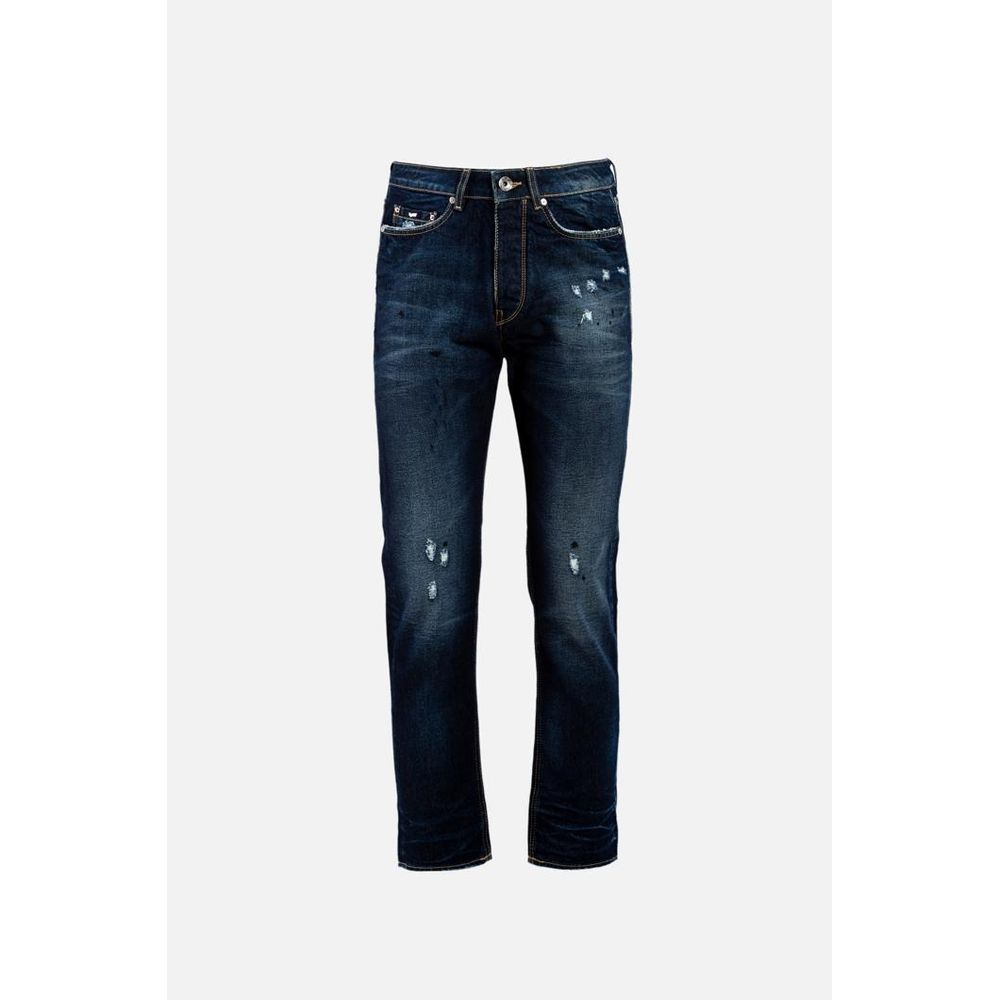 Gas Blaue Baumwolljeans Denim